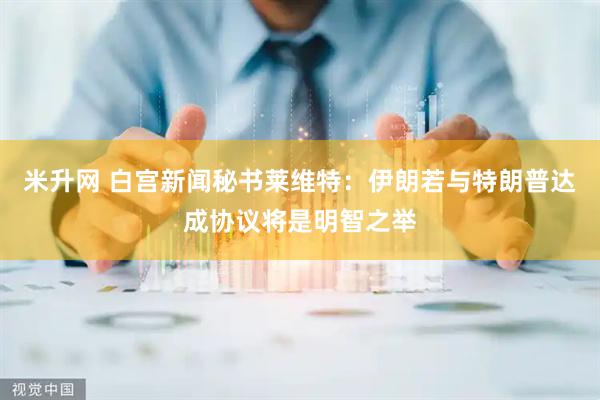 米升网 白宫新闻秘书莱维特：伊朗若与特朗普达成协议将是明智之举