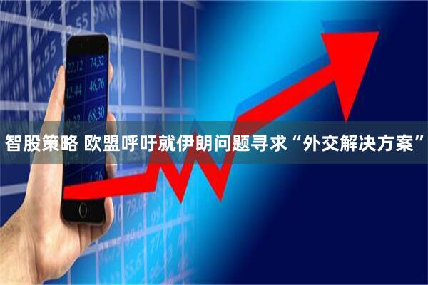 智股策略 欧盟呼吁就伊朗问题寻求“外交解决方案”