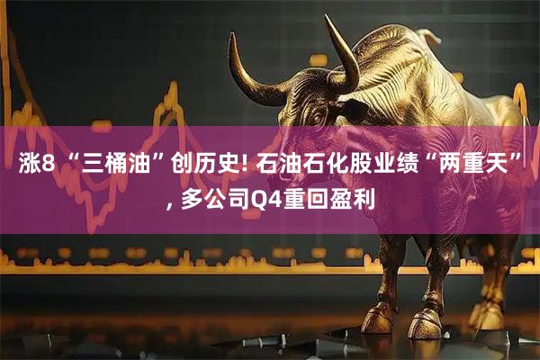 涨8 “三桶油”创历史! 石油石化股业绩“两重天”, 多公司Q4重回盈利