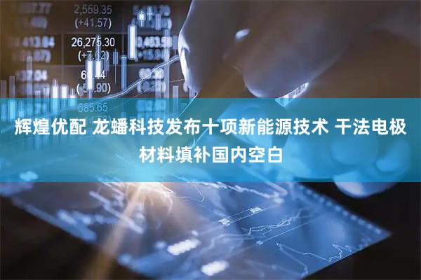 辉煌优配 龙蟠科技发布十项新能源技术 干法电极材料填补国内空白
