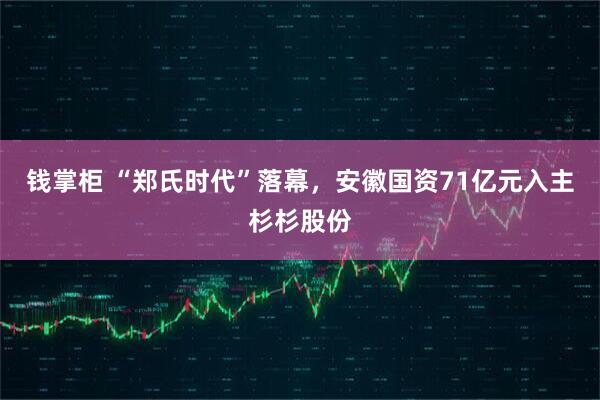 钱掌柜 “郑氏时代”落幕，安徽国资71亿元入主杉杉股份